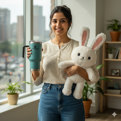 Bundle (Labubu Doll & Stainley Tumbler)