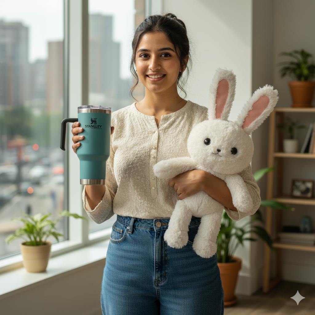 Bundle (Labubu Doll & Stainley Tumbler)